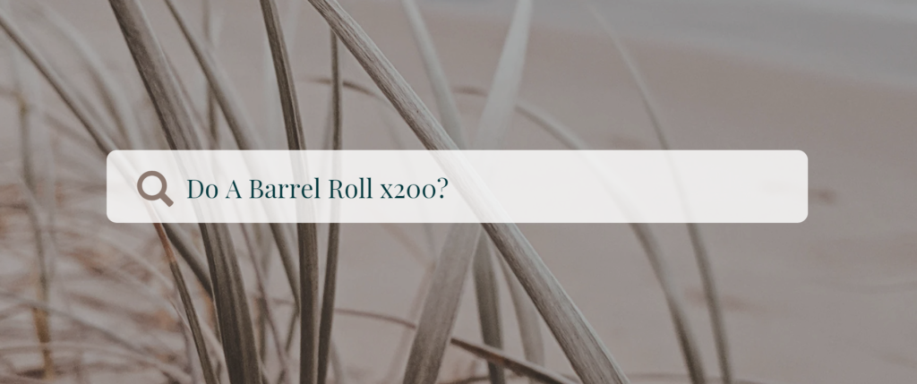 Do A Barrel Roll x200?